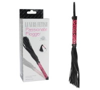 Дизайнерский флоггер с красной ручкой Luxury Fetish