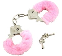Наручники с розовым мехом