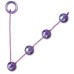 Анальная цепочка Acrylite Beads Purple Medium - фото 2