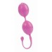 Каплевидные вагинальные шарики Lamour розовые - фото