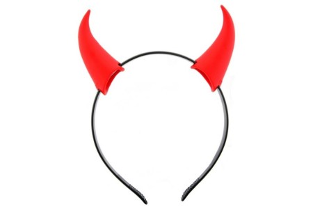 Ободок с вибрирующими рожками Horny Devil