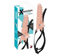Фаллопротез с вибрацией Exstention 18 2 см