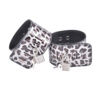 Леопардовые поножи серебристого окраса