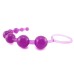Анальная цепочка из 8 шариков Sexy Beads фиолетовая - фото 2