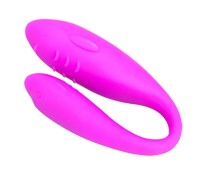 Вибратор для двоих Pleasure Double Dolphin перезаряжаемый (We-vibe 2)