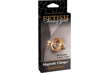 Зажимы для сосков FF Gold Magnetic Clamps
