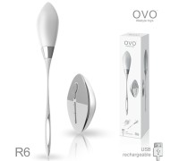 Виброяйцо Ovo R6 на дистанционном пульте управления