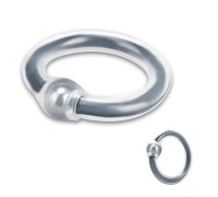 Эрекционное кольцо на пенис с шариком blk