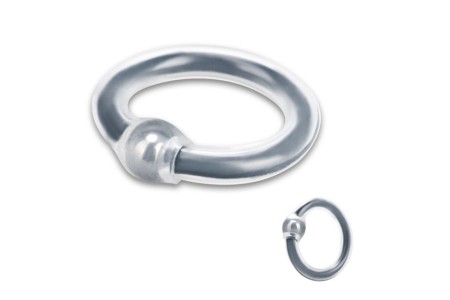 Эрекционное кольцо на пенис с шариком blk