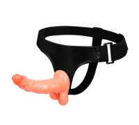 Страпон на штырьке с мошонкой