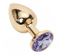 Анальное украшение Golden Plug Small пурпурный