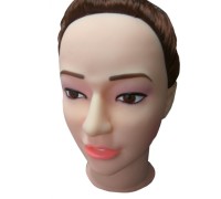 Кукла шатенка для секса с вибрацией 3D Face Love Doll