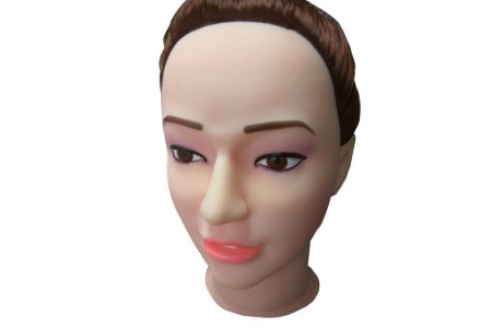 Кукла шатенка для секса с вибрацией 3D Face Love Doll