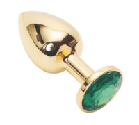 Анальное украшение Golden Plug Small зелёный