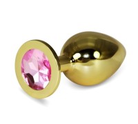 Анальное украшение Golden Plug Large розовый 