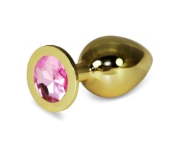 Анальное украшение Golden Plug Large розовый 