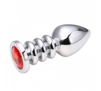 Анальная пробка Silver Relief Ruby L