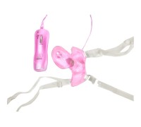Клиторальная бабочка на ремешках Jenna G-Pleasure