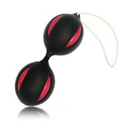 Шарики вагинальные Smart Balls черно-розовые