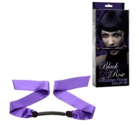 Мягкий кляп для рта Black Rose