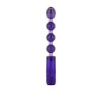 Анальный вибратор многоскоростной Beads Purple