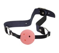 Кляп на кожаном ремне с шаром