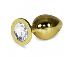 Анальное украшение Golden Plug Large бриллиант