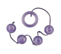 Анальная цепочка Acrylite Beads Purple Medium