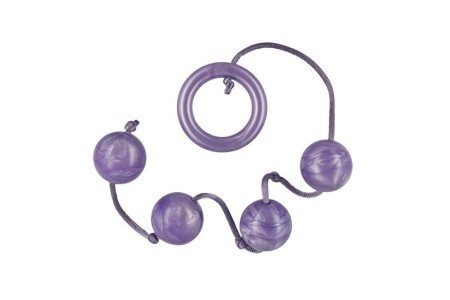 Анальная цепочка Acrylite Beads Purple Medium