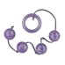 Анальная цепочка Acrylite Beads Purple Medium - фото