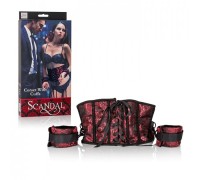 Дизайнерский комплект из корсета-пояса и наручников Scandal