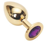 Анальное украшение Golden Plug Large фиолетовый