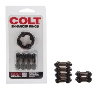 Два черных кольца на пенис Colt