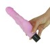 Вибратор с клиторальным стимулятором розового цвета Realistic Skin - фото 4