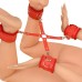 Бондажный красный набор для сковывания с плюшем - фото 1