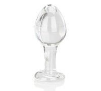 Крупный анальный плаг из стекла Super Plug