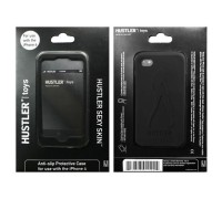 Черный силиконовый чехол Hustler для iPhone 4 4S