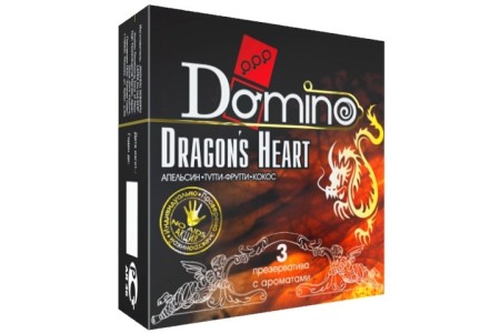 Презервативы ароматизированные Domino Premium Dracon s Heart 3 шт