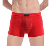 Красные мужские био трусы Vince Klein c турмалином для потенции XL