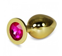 Анальное украшение Golden Plug Large рубиновый