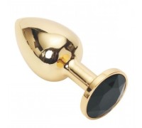 Анальное украшение Golden Plug Small черный