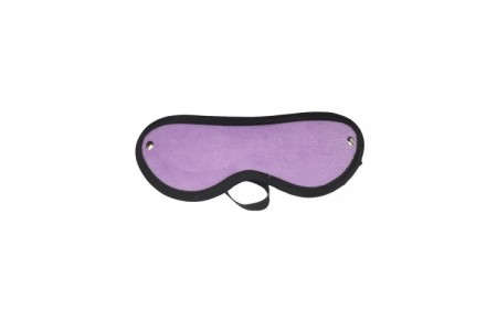 Плюшевая фиолетовая маска