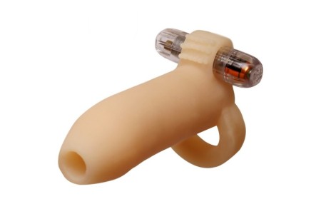 Насадка на пенис с вибрацией Ready-4-Action Real Feel Penis Enhancer
