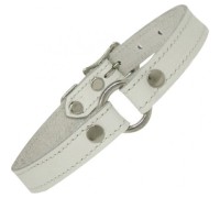 Ошейник БДСМ белый узкий Ошейник БДСМ белый узкий