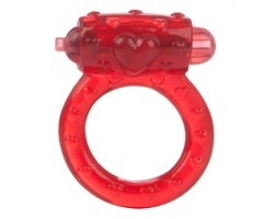 Красное кольцо на пенис Love Stuff