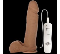 Ультрареалистичный вибратор кофейный Ultra Realistic 8in из UR3