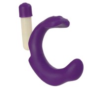 Необычный фиолетовый масажер Mini G Rock