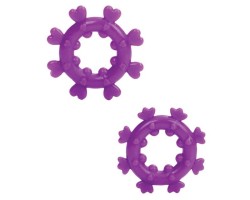 Набор из двух фиолетовых эрекционных колец Magic Love Rings