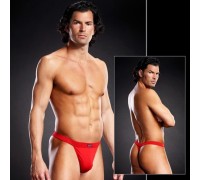 Мужские танга из микрофибры красные S/M