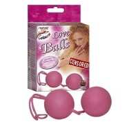 Шарики вагинальные Love Balls розовые